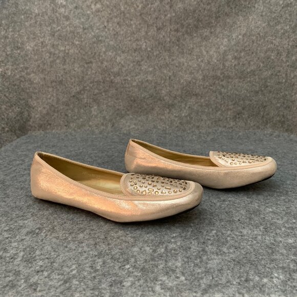 Ducati Women's Gold Slip On Loafer Shoes - Picture 5 of 10